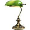 QAZQA banker - Lampada da notaio Retrò - 1 luce - L 265 mm - Verde - Design I Rustico - Soggiorno I Camera da letto