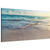 murando Quadro Spiaggia Mare 120x40 cm 1 Pezzo - Stampa su Tela Strutturata XXL Grande - Quadri Moderni Soggiorno Grandi - Stampe da Parete Murale Arte Moderno Pittura - Paesaggio c-B-0358-b-a