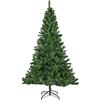 GLOUPIE Albero Di Natale Livigno 180 Cm, Diametro 116 cm, Apertura Ad Ombrello, Ignifugo,12 Anni Di Garanzia