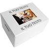 Creative Deco Il tuo Testo + Foto Personalizzata Idea Regalo Scatola di Legno Bianca | Personalizzate Scatole dei Ricordi | Per Donna, Uomo e Coppie | Stampa a colori | Per Compleanno, Pasqua, Feste