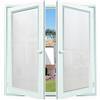 GQINGHUA Pellicola Adesiva per Vetri Box Doccia 80 x 210 cm, Tagliabile su Misura,Sicurezza Antieffrazione,Antirottura Antigraffiti, Pellicola per Finestre e Vetri, per Ufficio Bagno, bianco opaco