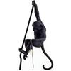 SELETTI MONKEY LAMP CON CORDA INDOOR OUTDOOR NERO BASSO
