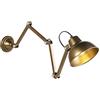 Qazqa avon - Applique con braccio flessibile Industriale - 1 luce - L 170 mm - Rame - Industriale,rustico - Soggiorno I Camera da letto