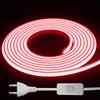 STHomedeco Tira LED COB - Striscia Adesive 220v Da Interno Esterno Impermeabile, Alta LuminositÃ Striscia IP65, Strip LED per Commerciale, Camera da letto (Rosso, 2M)