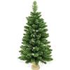 BOP Albero Di Natale Pinetto Argo 90 Cm, Fogliame Folto e Realistico In PVC, Base In Juta | Albero Di Natale Piccolo Da Appoggio Già Pronto | Alberello Artificiale Slim Salvaspazio Da Tavolo