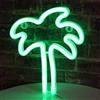 DUBENS Luce notturna a LED, con segno al neon, per feste di compleanno, camera da letto, Natale, per bambini (albero di cocco)