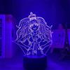 KJsdaADSA 3D Anime Night Light Danganronpa Led Night Light Junko Enoshima Lamp for Room Decor Kids Child Gift Danganronpa Acrilico Lampada da tavolo 3D Junko Enoshima Gifts