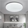 maolo PLafoniera LED da Soffitto Moderna Rotonda 3 Tonalità di Luce Regolabile Camera da Letto Soggiorno (36W - Ø33xH5.3 cm)