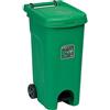 cosedacasa Pattumiera per la Raccolta differenziata dei rifiuti bidoni Spazzatura contenitori con fermasacco da Interno e Esterno plastica Forte 80 lt con Ruote per un'agevole Mobilità-Verde
