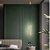 SXYSXYSXY Nordic Minimalismo Lampada a Sospensione LED Moderno Disegno 18W Luce Pendente 3000 Mila d'oro Camera da Letto Comodino Alluminio Acrilico Lampada Sospesa lampadario Sala da Pranzo Cucina