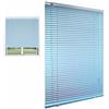 Generico Finestre Tende Veneziana Veneziane In Alluminio Tende Orizzontali Oscuranti Da Interno Larghezza 25 30 35 40 45 50 60 70 80 90 100 120 130 140 150 160cm Impermeabile/Anti-UV(Light blue)