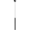 Generico Lampadario a Soffitto Tubo Cilindrico LED COB 3W - Design Moderno, Luce Diretta a Fascio 30°, per Interni Cucina, Sala da Pranzo, Bar, Ristornati, Negozio (Nero, Luce fredda)