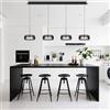 MyLjp Luce Pendente A LED Lampada A Sospensione Moderna per Ristorante Lampada A Sospensione Dimmabile Lampada A Sospensione in Vetro Sala da Pranzo Cucina Lampada Appesa per Cucina Ufficio(C)