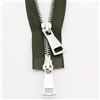 ZOLULA Zip 70/90 cm Giacca Cerniera in Metallo Doppio Cursore Bidirezionale Abbigliamento Fai Da Te Indumento Sostituzione Forniture Fatte a Mano (Colore: Verde, Dimensioni: 90 cm)