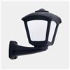 Fumagalli Lanterna Nera E27 + PortaLampada in Ceramica IP55 Per Esterni - Fumagalli