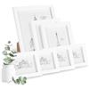 Classic by Casa Chic - Cornici Bianche, Legno, Bianco, Set of 7