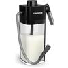 KLARSTEIN SteelPresso Montalatte Elettrico - 0,55L, Facile da Pulire, Schiuma Latte Cremosa, Cappuccinatore Elettrico, Compatibile con Macchine da caffè SteelPresso, Montaggio Rapido