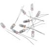 xyunluk 10/20/30/50pcs Mini Indicatore Lampadina 3mm/4mm/5mm Lampada Lampadina A Incandescenza Filamento Lampadina di Riso 1.5V 2V 3V 6V 9V 12V 24V(5mm3V,10pcs)