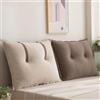 Hoowarm Cuscino da Lettura per Letto e Divano Imbottito Schienale Cuscinoni Matrimoniale/Singolo Cuscini Testata Letto Rimovibile Grande Cuscino da Parete Supporto Lombare Cuscino(G,60x60x15cm1pc)