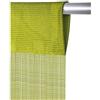 Arsvita - Tenda a fili con passante per bastone, accorciabile individualmente, elemento decorativo moderno ed elegante, disponibile in diversi colori e modelli (140 x 250 cm, verde chiaro/mela)