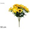 Due Esse Christmas Mazzo Fiori con Girasoli e Gigli 16 Rami Alto 50cm