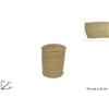 Due Esse Christmas Rotolo Juta 10cmx9mt Frayed Burlap
