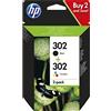 HP Pack Cartouche d encre HP 302 Noir + Cartouche d encre HP 302 Cyan, Magenta, Jaune