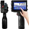 BatanE Stampante Palmare Portatile, Stampante a Getto D'inchiostro Portatile con Touch Screen da 4.3 e Cartuccia D'inchiostro a Rapida Asciugatura, per Logo/Immagine/Data/Codice QR/Codice a Barre