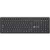 Techly 621185 Tastiera Wireless Layout Italiano Nero Nero