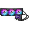 ASUS ROG Ryujin III 360 ARGB Extreme, Dissipatore a Liquido All-In-One con Pompa Emma Gen8 V2, Tre Ventole ROG RGB per un Elevato Flusso d'Aria, Schermo LCD da 3,5 per Monitoraggio, Nero