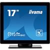 Iiyama Prolite T1721msC-B2 Monitor Pc 43,2 Cm [17] 1280 X 1024 Pixel Sxga Led Touch Screen Da Tavolo Nero (17 Pcap Bezel Free Front, - 10p Touch, 128