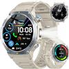 Jugeman Smartwatch Uomo, 1,43 HD Orologio Smartwatch Uomo con Chiamata Bluetooth,Militari Smart Watch Tracker 160+ Modalità Sportive