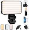 YOHOOLYO Luce Selfie per Telefono, Temperatura Colore Regolabile 2500K-9000K, 96 LED, Dimmerabile senza Livelli, CRI 95+, Magnetica, Batteria 2000mAh, per Telefono/iPad/PC/Fotocamera