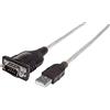 Manhattan 205153 - Adattatore cavo adattatore per (RS-232 USB 2.0-A maschio/maschio, 0,45 m, Windows 2000/XP/Vista/7)