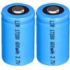 HUBATS 2PCS 17280 600mAh 3.7v Batteria per Chitarra Trasmettitore Applicazioni Digitali