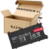 BLESYS Batteria per Huawei MateBook D 15 2020, MateBook D15, MateBook D 15-53010TUY, MateBook D 15 AMD, MateBook 13 2021 HB4692J5ECW-31 11.4V 3665mAh
