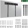 Maclean Supporto a parete ultrapiatto Maclean per TV, 40-85, max VESA 600x400, carico fino a 80 kg, MC-123