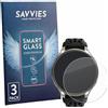 savvies 3 Pezzi Pellicola Protettiva Vetro per Amazfit Cheetah 2 Pro Protezione Schermo, Lamina di Vetro, senza Bolle, Anti-Impronta, Anti Graffio