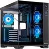 Chieftec Visio GM-30B-TG-OP schwarz Tempered Glass x 2 Cubo Nero (Chieftec Geh Visio GM-30B-TG-OP schwar)
