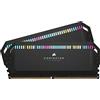 CORSAIR DOMINATOR PLATINUM RGB DDR5 RAM 64GB (2x32GB) 6600MHz CL32 Intel XMP Compatibile iCUE Memoria per Computer - Nero (CMT64GX5M2B6600C32)