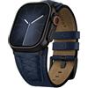 Fullmosa Cinturino in Vera Pelle Compatibile con Apple Watch SE3 44mm Serie 6 5 4, 46mm Serie 11 10,45mm Serie 9 8 7, 49mm Ultra3/2/1, Comodo Cinturino di Ricambio per iWatch Band 42mm Serie 3 2 1