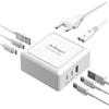 HONGYEE Caricatore USB C multiuso, 50 W, 6 porte, blocco di ricarica rapida, adattatore per iPhone 16 Pro Max 15 14 13 12 11 SE 2020 XS XR 8 7 e Samsung