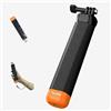 TELESIN Impugnatura Galleggiante 2.0 per DJI Osmo Action 5 Pro/4/3, Bastone Selfie Impermeabile per Subacquea, Compatibile con GoPro Hero 13 e Insta360 Action Cam