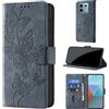 CaseGla Cover per Xiaomi Redmi Note 13 Pro 5G [Blocco RFID] Custodia Portafoglio Premium Pelle PU Wallet Case Flip Libro con Porta Carte Slot Supporto, Viola grigio