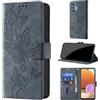 CaseGla Cover per Samsung Galaxy A32 4G [Blocco RFID] Custodia Portafoglio Premium Pelle PU Wallet Case Flip Libro con Porta Carte Slot Supporto, Viola grigio