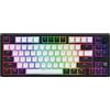 HATOR Skyfall 80 MAG ULTIMA 8K Wireless Tastiera Gaming magnetica, 80%, Magnetic Switches, Rapid Trigger, Hall Effect, RGB, PBT, TFT Screen, 8000Hz, 2.4GHz/Bluetooth/USB-C, US/ANSI QWERTY, Nero/Bianco