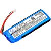 TECHTEK Batteria 3000mAh compatibile con [JBL] Flip 3, Flip 3 Gray, Splashproof, JBLFLIP3GRAY sostituisce GSP872693, GSP872693 02, P763098 03