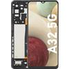 OnlyTech - Schermo LCD completo con telaio assemblato di ricambio per Samsung Galaxy A32 5G (SM-A326B)