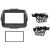 Electric House Kit montaggio Mascherina autoradio monitor adattatore cornice stereo per Jeep Renegade dal 2014> doppio 2 din nero MS476/2-KIT Phonocar