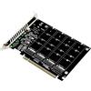 XTVTX Scheda di Espansione da Host Controller a 4 Porte da NVMe a PCI-e M.2 Adattatore da NVME a PCIe X16 Supporto Protocollo di Trasmissione PCI-E 3.0,4.0